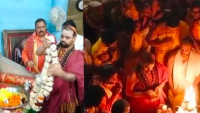 Photo of मथुरा में जगद्गुरु का दिव्य आगमन, भव्य आरती में उमड़ा श्रद्धा का सैलाब