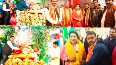 Photo of पूर्व मुख्यमंत्री बाबूलाल गौर जी की पुण्य स्मृति में वृंदावन में श्रीमद् भागवत कथा, राज्यमंत्री कृष्णा गौर निभा रहीं चरण सेवा 