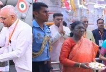 Photo of राष्ट्रपति द्रौपदी मुर्मु का मथुरा आगमन, ब्रज में आध्यात्मिक प्रवास की शुरुआत