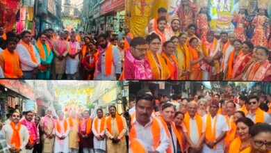 Photo of राम नवमी पर निकली भव्य श्रीराम शोभायात्रा, जय श्रीराम के जयकारों से गूंजा नगर
